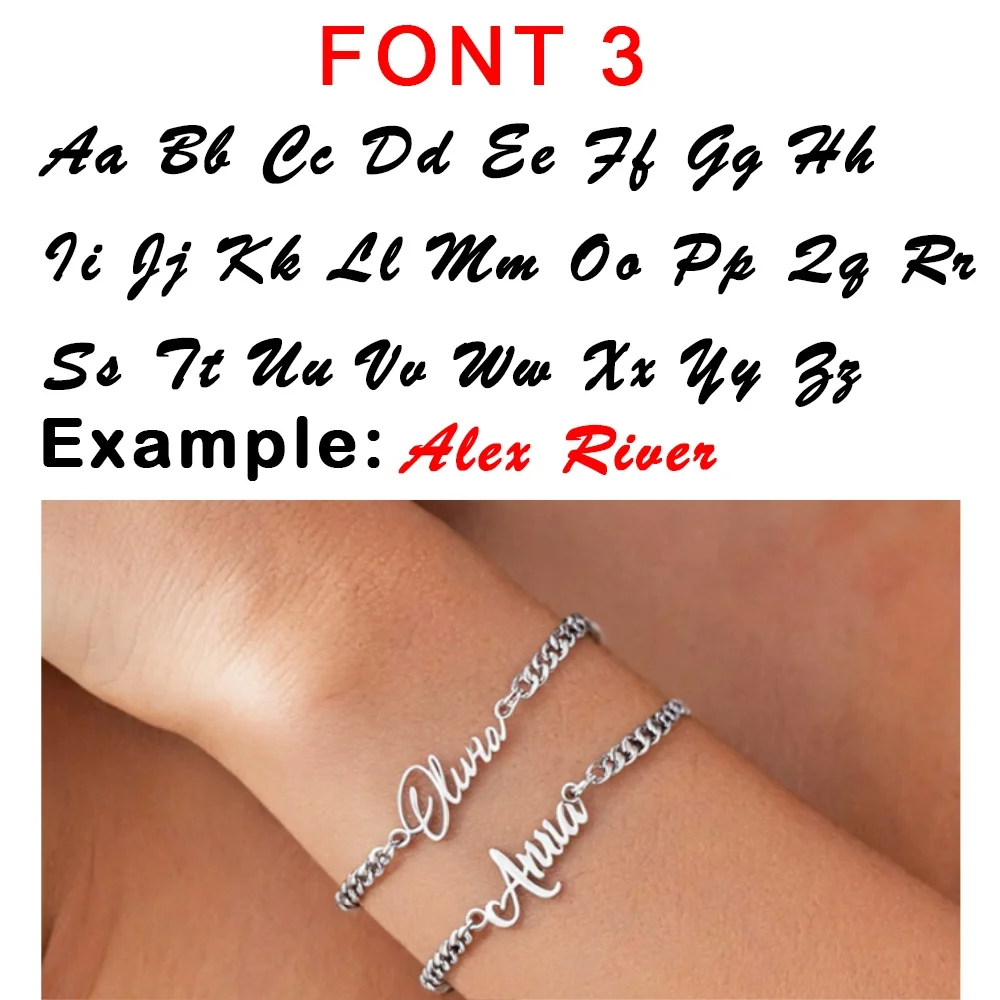 Women's Custom Nameplate Bangle Bracelet, Stainless Steel