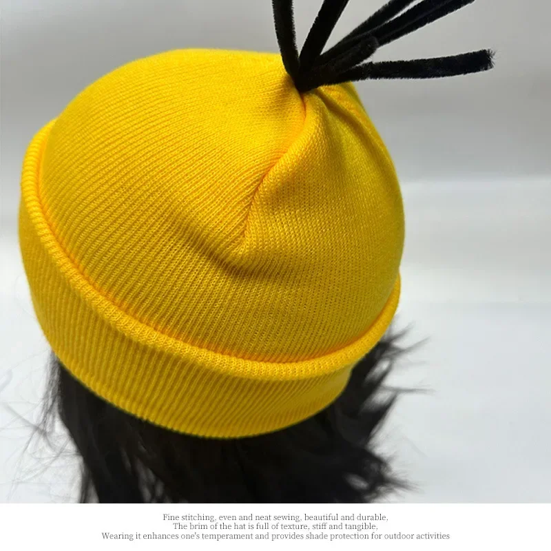 2025 أزياء أنيمي الحقير لي التوابع التأثيرية قبعة صغيرة صفراء أزياء حفلات الهالوين للبالغين