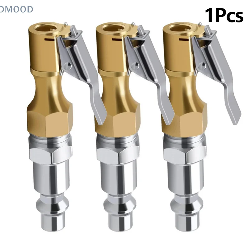 

Air Compressor Pump Clip American Gauge Tire Nozzle Connector Brass Material Inflator Accessories For RVs Mini Cars Trucks And