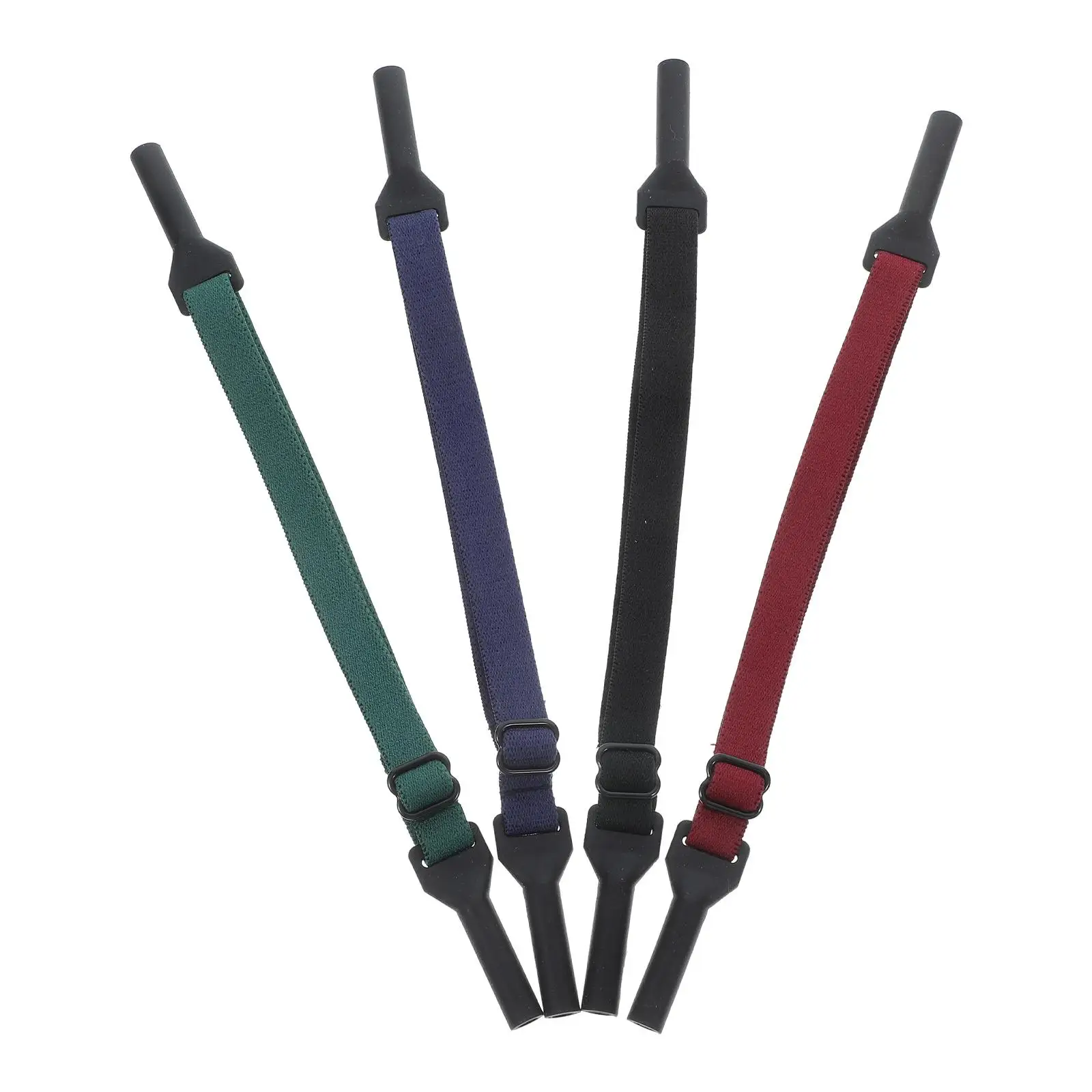 

4Pcs Non-slip Glasses Rope Adjustable Elastic Sunglasses Strap Long Length Eyeglass Holders Around Neck Material