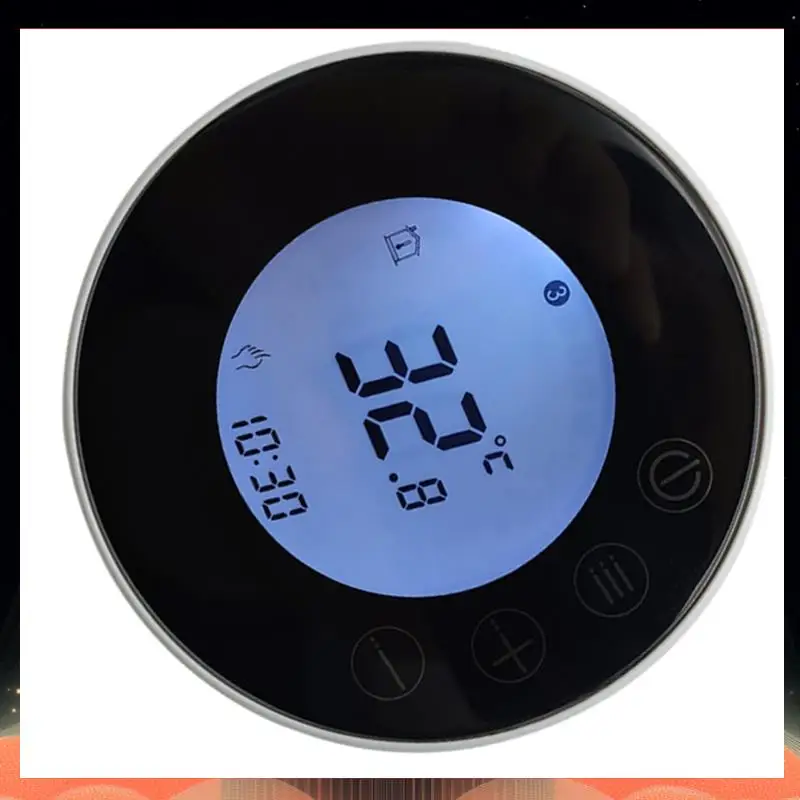 منظم درجة الحرارة الداخلي Tuya Round Wifi مزود بتطبيق Smart App-TCE