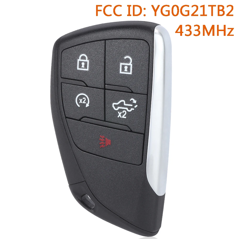 

Брелок-ключ KEYECU YG0G21TB2 HUFGM2718 для Chevrolet Silverado и GMC Sierra 1500 2500 3500 2022-2025, артикул 13548437