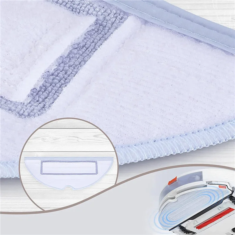 【اليوم فقط】24 قطعة قماش ممسحة لشاومي Roborock S7 S7 + S7 Maxv S7 Maxv Plus S7 Maxv Ultra Q7 Max + Series Robot Vacuum Cleaner P