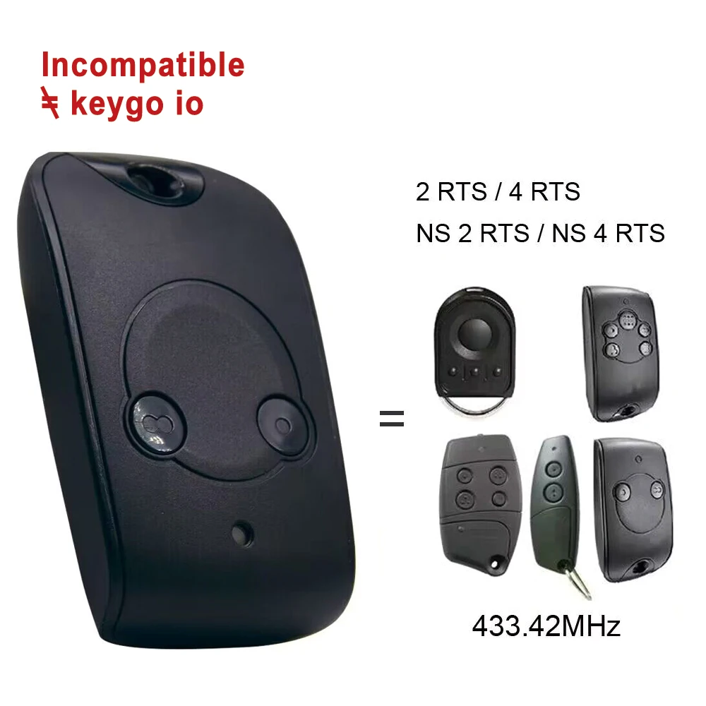 For NS 2 / NS 4 / NS2 / NS4 / 1841026 TR2 5009205C TR4 5012018C00 433,42MHz Garage Remote Controller