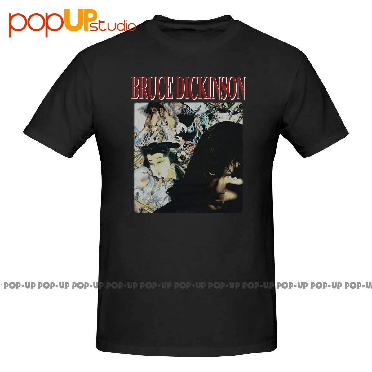 Bruce Dickinson Tattooed Millionaire European Tour Shirt T-shirt Tee Cute Funny Premium Hot Selling