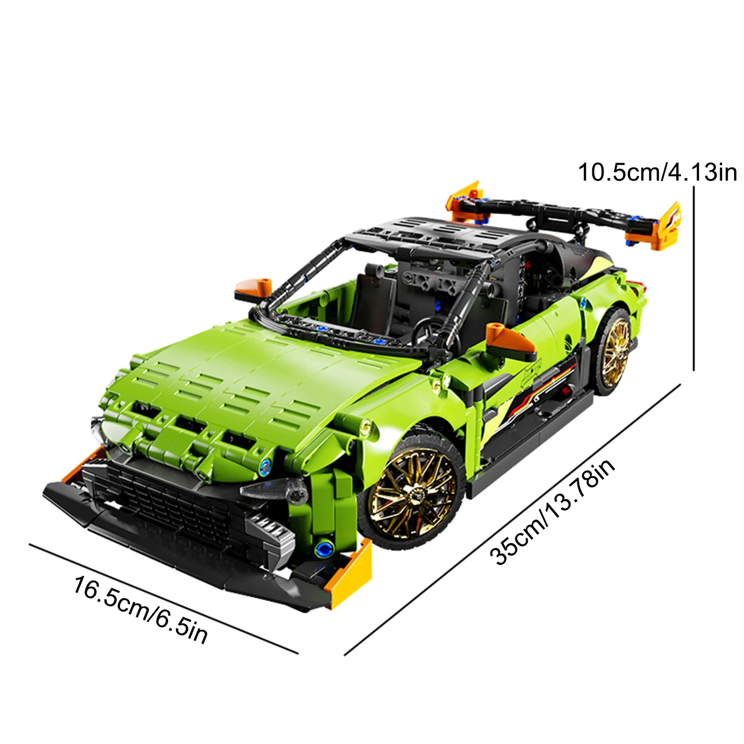 1360 sztuk techniczne wyścigi sportowe samochody klocki zestaw zabawek montaż Puzzle Model cegły kreatywne prezenty na biurko