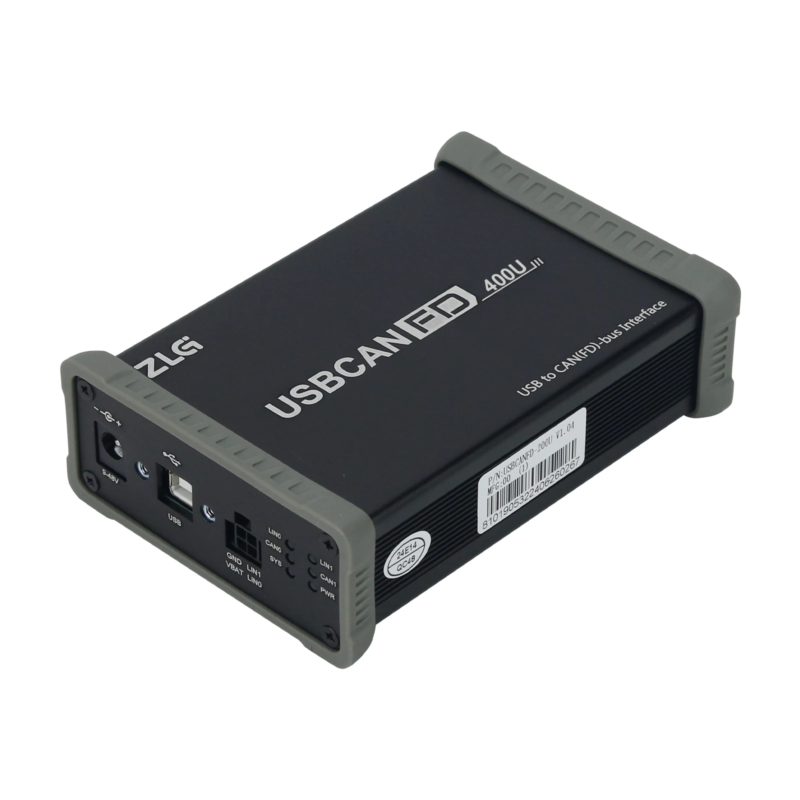 ZLG USBCANFD-400U/800U USB to CAN FD Adapter USB to CAN (FD)-bus Interface with 4CH/8CH  CANFD & 2CH LIN