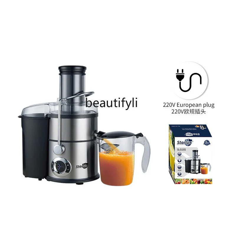 다기능 저속 주서기, 디스플레이 화면이 있는 대구경 주서기