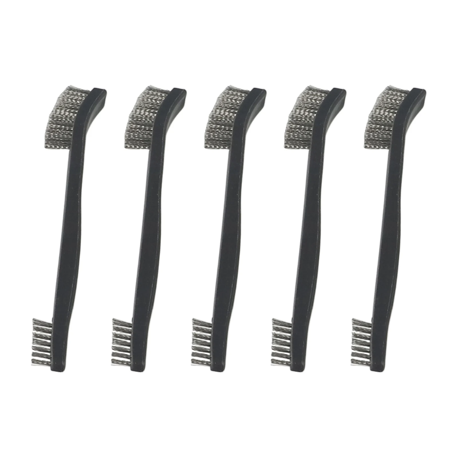 5Pcs Hand Brush 170mm Double Head Steel/Copper/Nylon Wire Brushes For Cleaning Polishing Metal Rust Removal Manual Tools