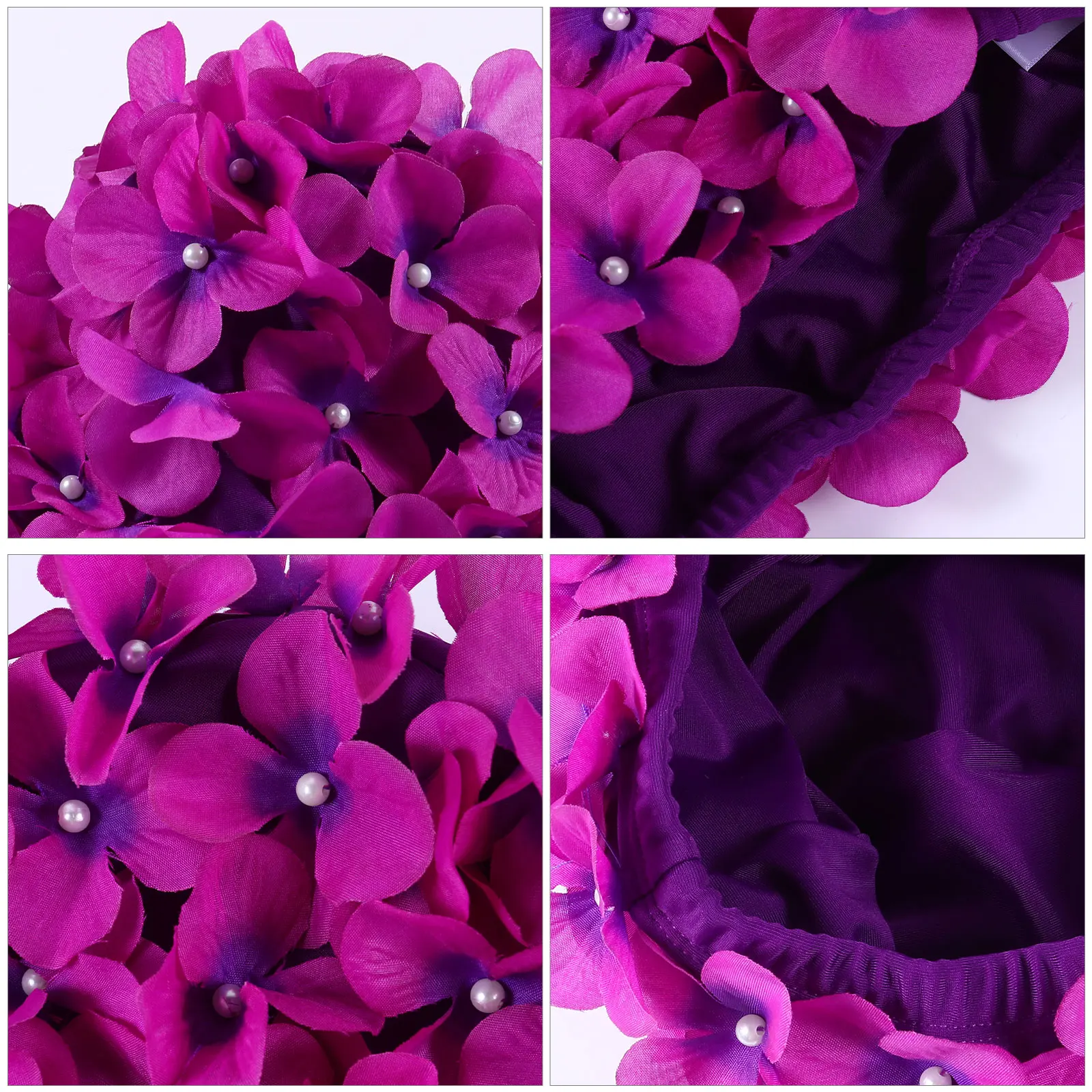 

1pc Hawaiian Petal Hair Care Flower Swim Cap Lightweight Eco-Friendly Waterproof Ear Protection For Women Adults Fashion 3D
