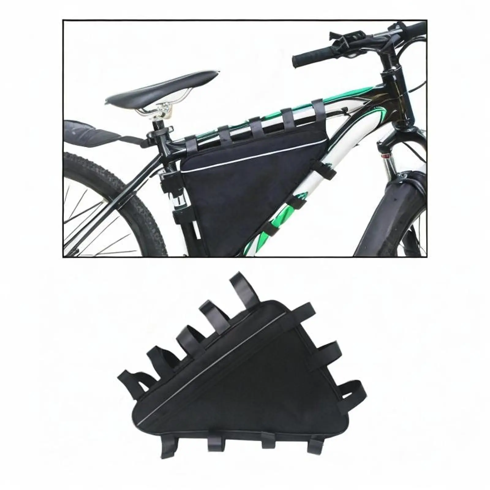 

Large Capacity Bike Frame Triangle Bag Durable Waterproof Bicycle Accessory for Mountain Road Cycling Gear and Tools