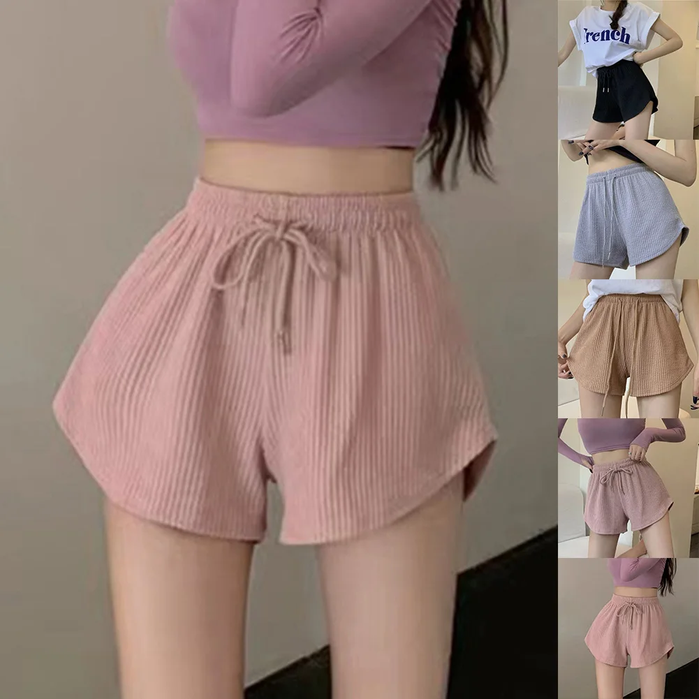 1PCS Fitness Pants Soft Comfortable Shorts Beach Loose-fitting Casual Pants New Condition Solid Pattern Shorts Commuting Outfit