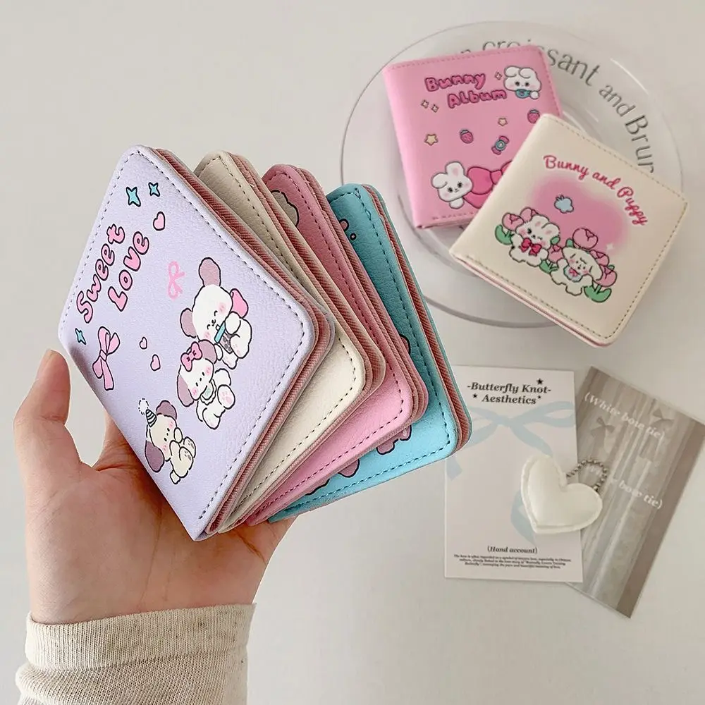 

Cute Cartoon Animal Women's Wallet PU Leather Short Coin Purse Foldable Card Bags Gifts