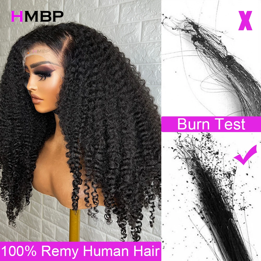 Peruca Curly Lace Frontal, Perucas Brasileiras Pré-Arrancadas, Cabelo Humano Kinky, Pronto para Ir, Densidade 250, HD, 13x6, Sem Cola, 100% Remy