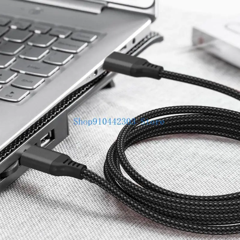 L4MD USB 3.0-Stecker auf Stecker, geflochtenes Kabel, schnelle Datenübertragung mit 5 Gbit/s für Drucker – Detail 2