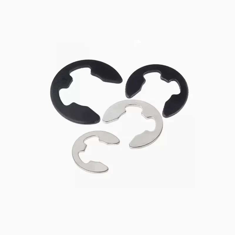 Stainless steel 304/316 open retaining ring 65 Manganese Steel e-type Retainer Spring Clamp e-type retainer spring clamp 1.2~24