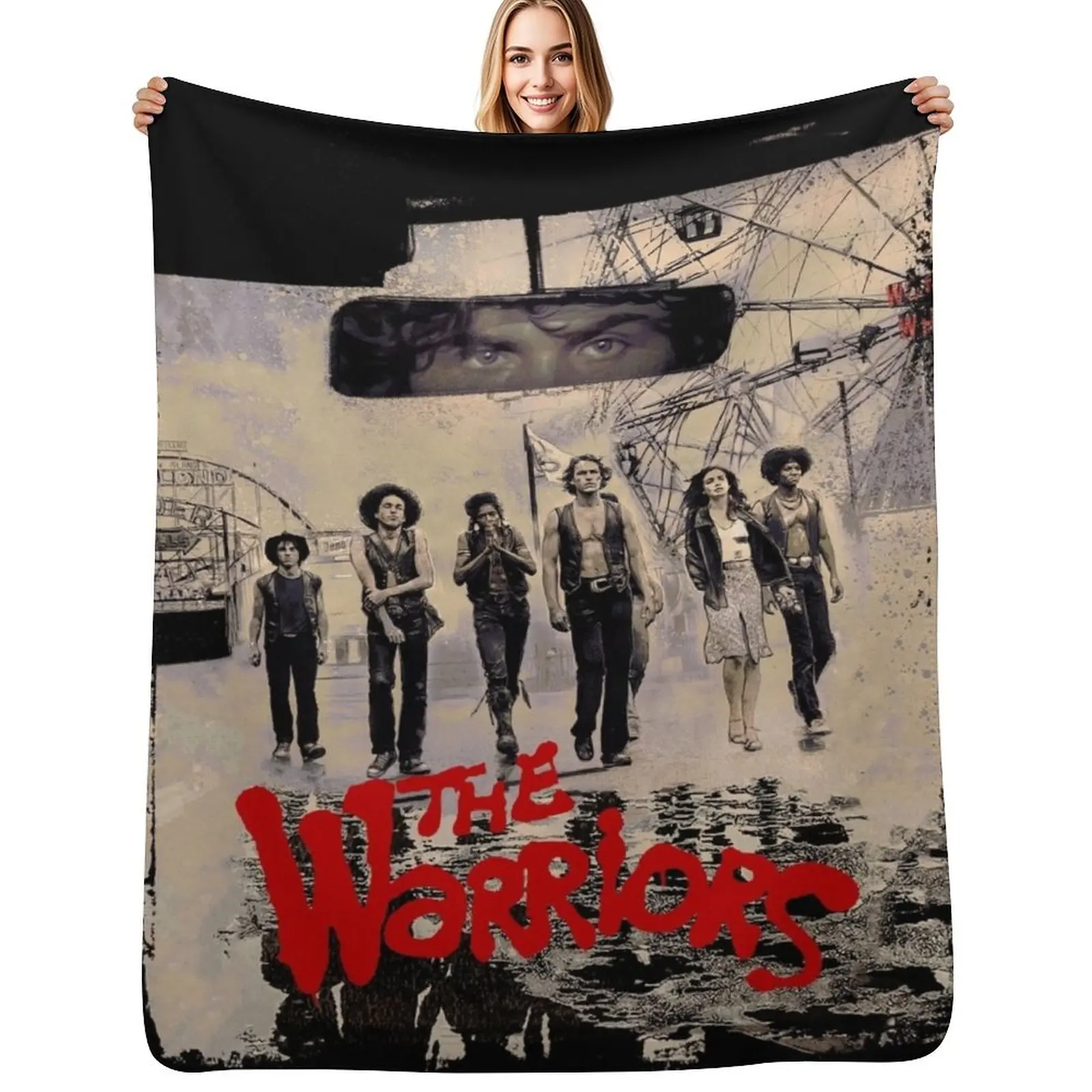 The Coney Island Warriors Throw Blanket Lightweight Warm Blanket for Travel Camping