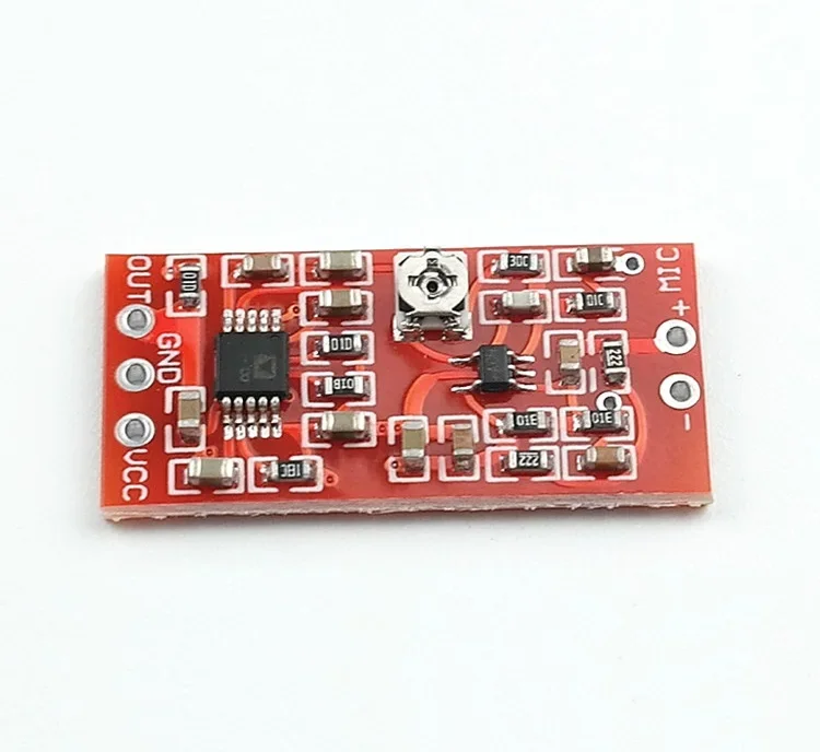 1 pz MAX4466 modulo preamplificatore microfono elettrico con modulo amplificatore di compressione vocale SSM2167