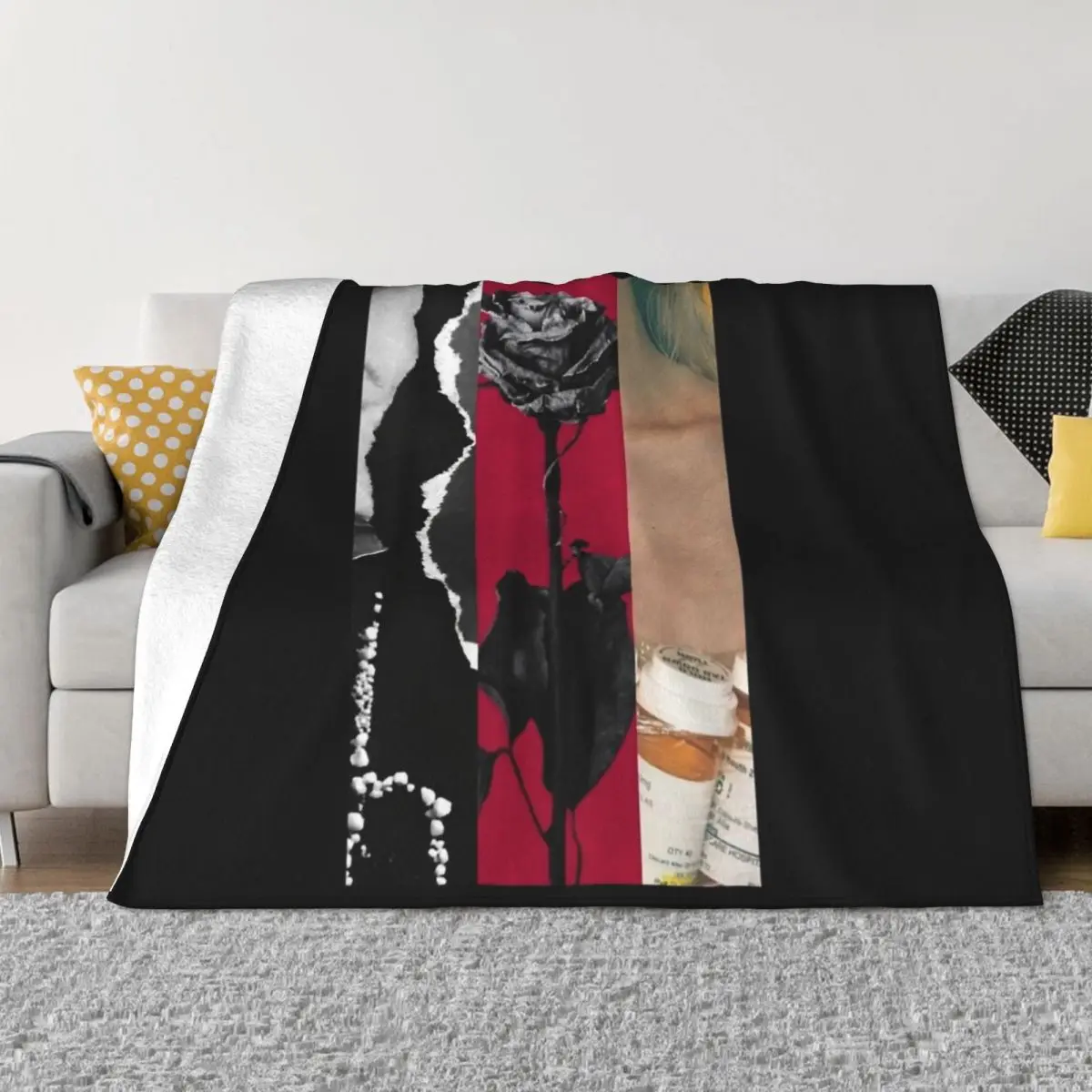 

Boys Girls Team Choppa Blackbear Great Men Women Throw Blanket manga Extra Large Throw Blanket Decorative Bed Blankets