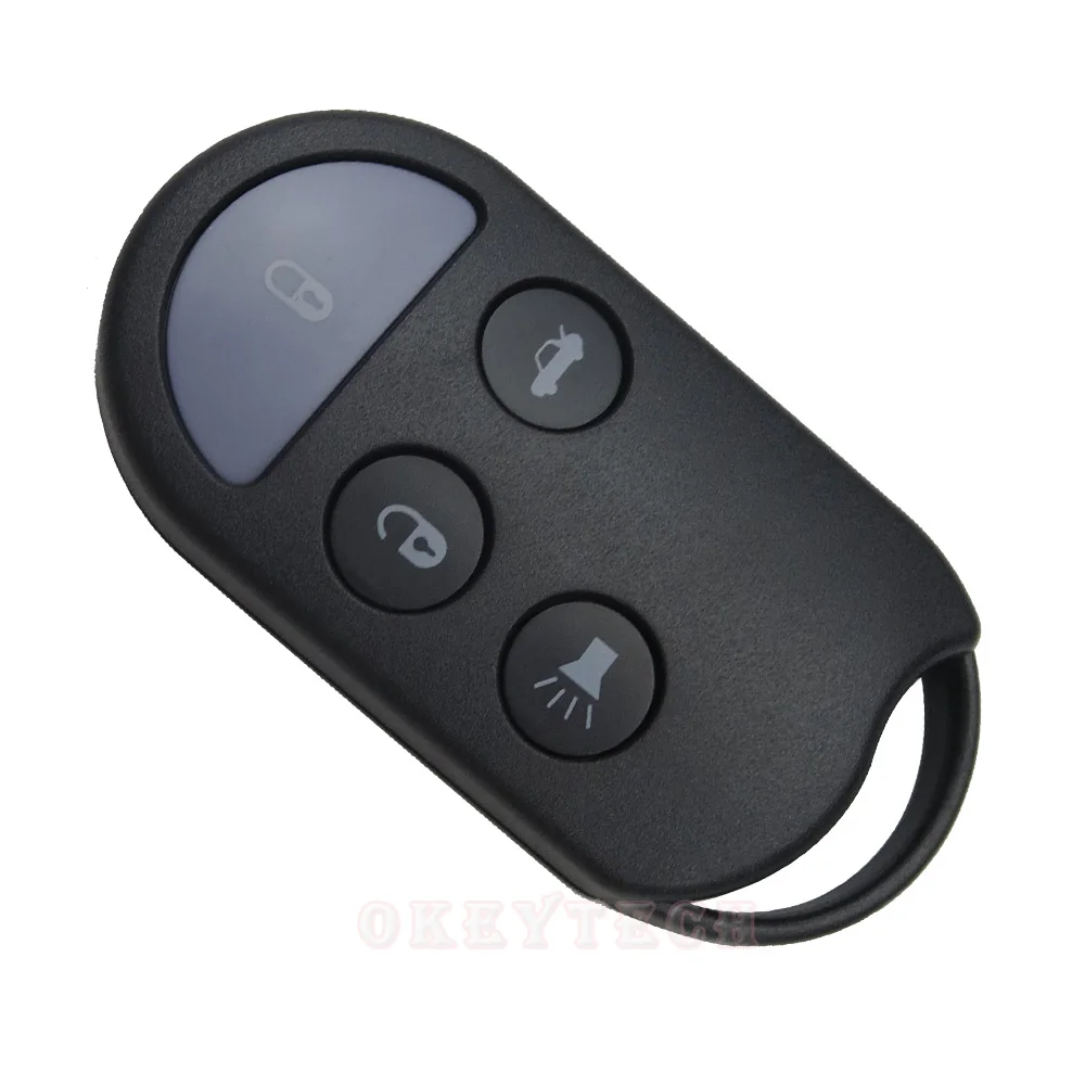 OkeyTech 4 Buttons Remote Control Car Key Shell Case Cover for Nissan Maxima A32, Replacement