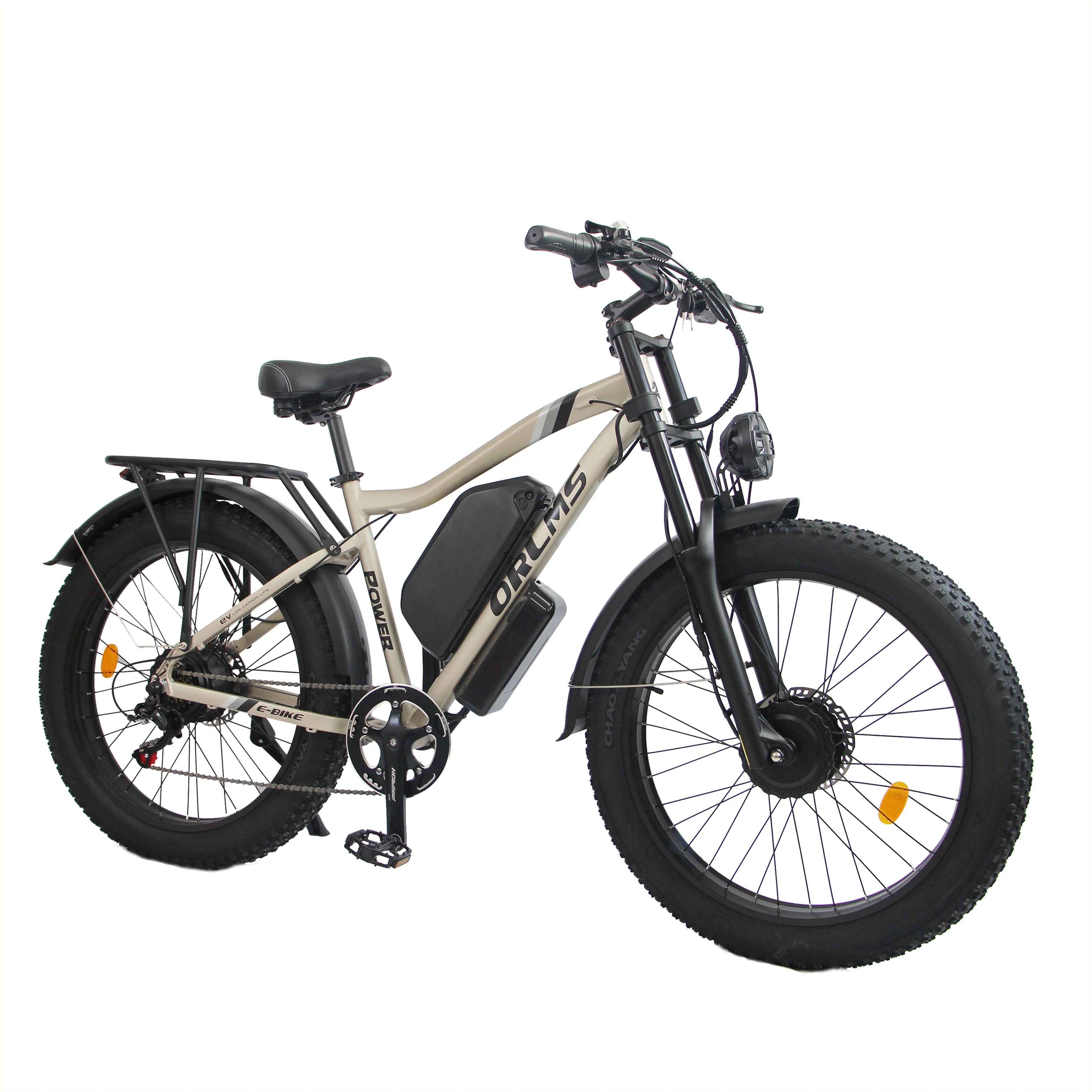 ORLMS MX500 Elektrische Fiets 2000W Dubbele Motor 52V25AH Hydraulische Rem Elektrische Fiets 24*4.0 Inch Vetband All Terrain Sneeuw E-bike