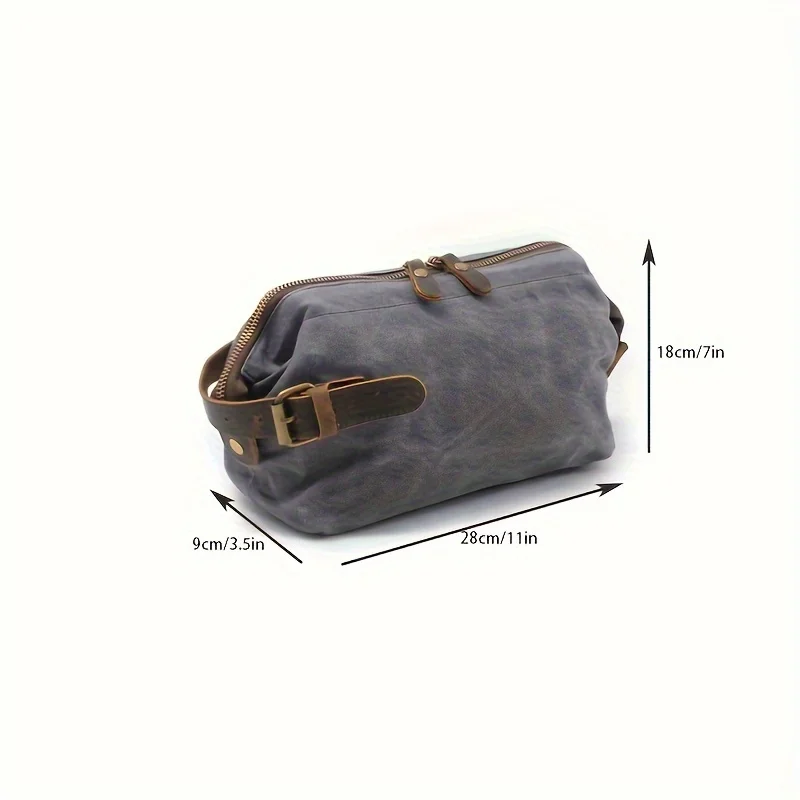MUCHUAN Europe travel canvas clutch bag men\'s handbag mobile phone men\'s waterproof wash bag men\'s handbag wrist bag small bag