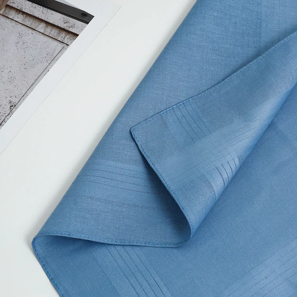 12 قطعة من القطن الخالص منشفة مربعة جيب منشفة هدية منشفة مجموعة منديل عادي الرجال مخطط دعوى بلون 40 سنتيمتر