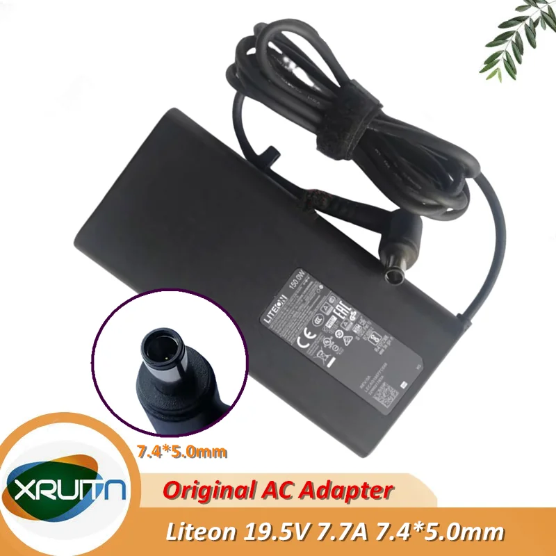 

Original OEM LITEON 19.5V 7.7A 150W PA-1151-08 7.4mm*5.0mm pin AC Adapter For MSI MS-16P6 GP63 Leopard 8RD-048CA Laptop Charger