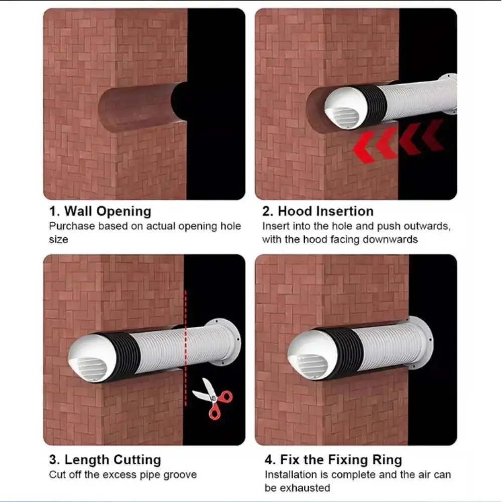 

Материал ABS через стену Труба из АБС-пластика Тип 75/110/160 Круглые решетки Выпускное отверстие воздуха Водонепроницаемая конструкция Интегрированная сетка