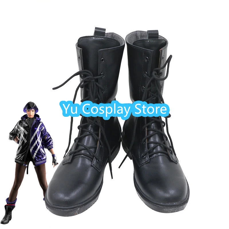 Reina Cosplay Shoes Game Cosplay Props PU Leather Shoes Halloween Carnival Boots Custom Made