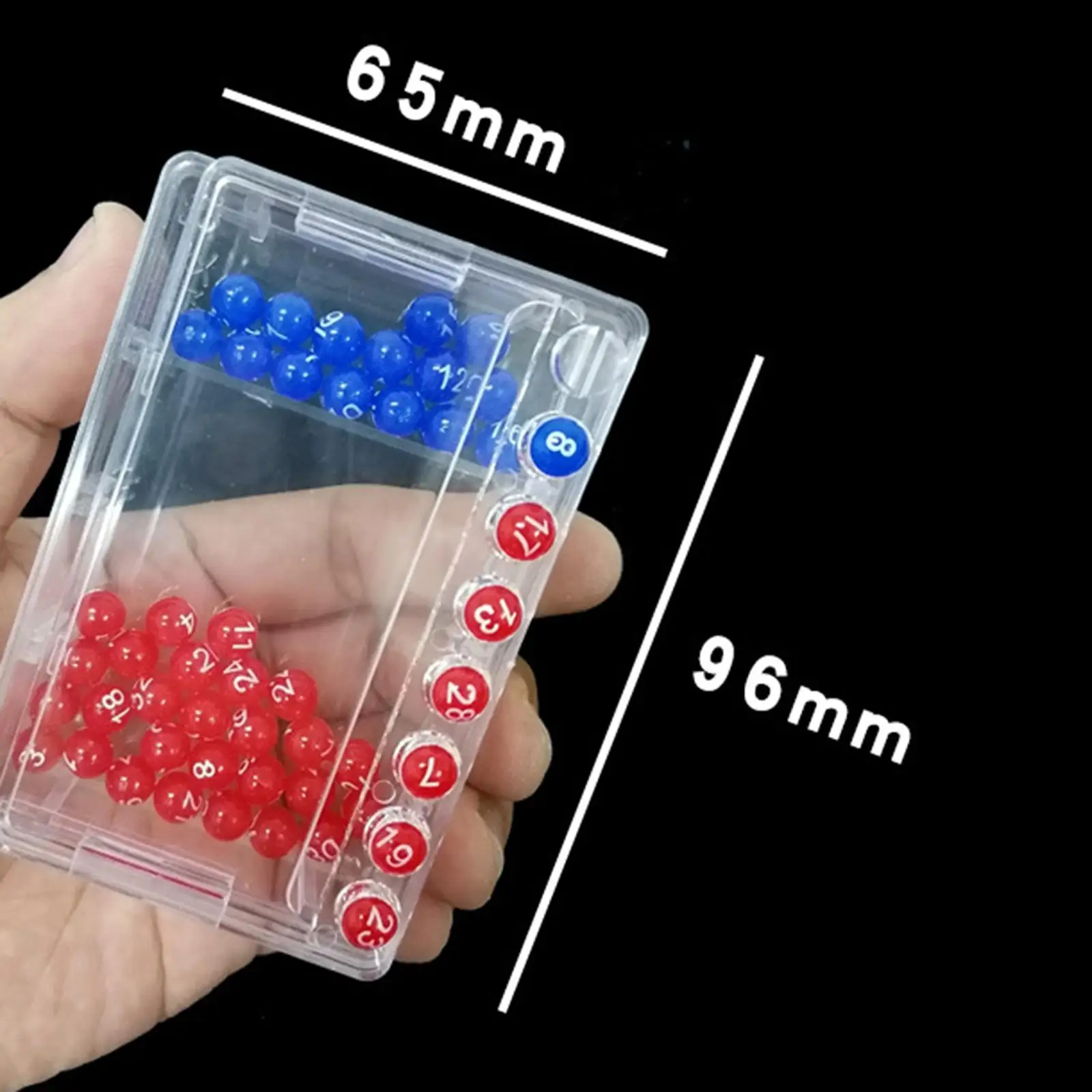 

sunnimixmylove Portable 8mm Little Number Balls Table Tennis Lottery Game Balls