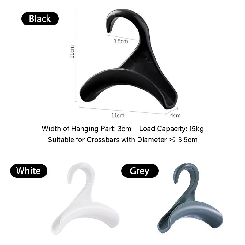 5pcs Bag Hanger Hook Porte Sac Handbag Hat Scarf Organizer Wardrobe Storage Rack Hook to Hang Bags Durable PP Closet WNGG04 view 2