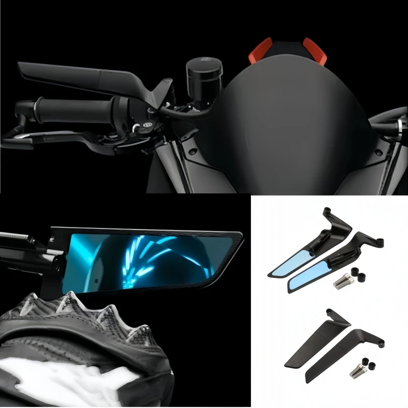 

New Cool Modified Universal Rotating Fixed Wind Wing Rearview Mirror For Yamaha MT10 MT09 MT07 MT125 MT15 MT25 MT03 TRACER