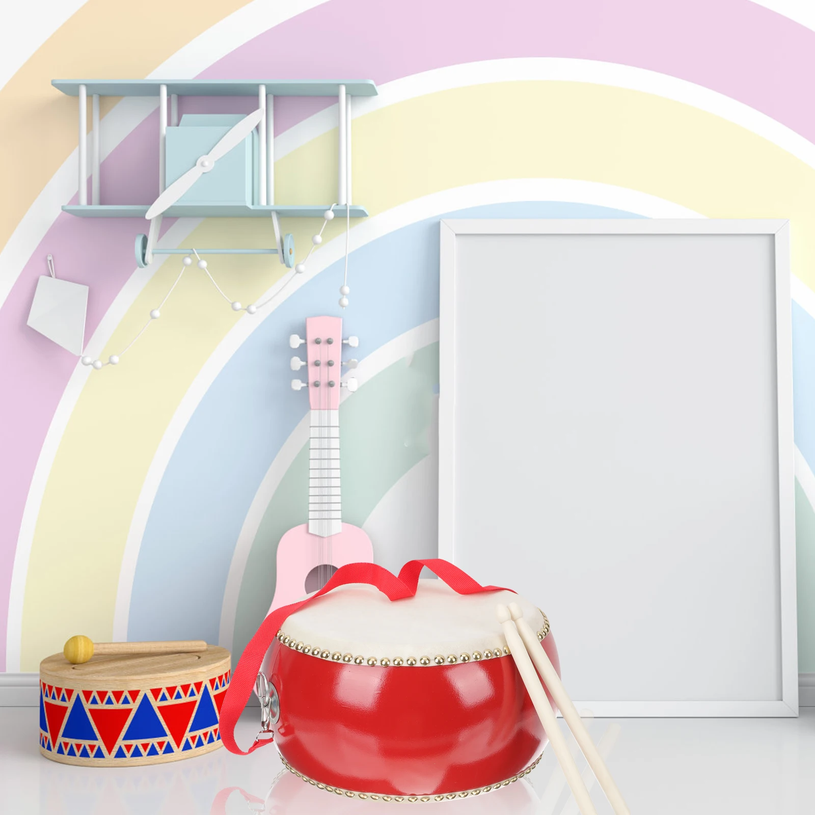 Conjunto de bateria para crianças, instrumentos para crianças pequenas, brinquedo de percussão para bebês musicais