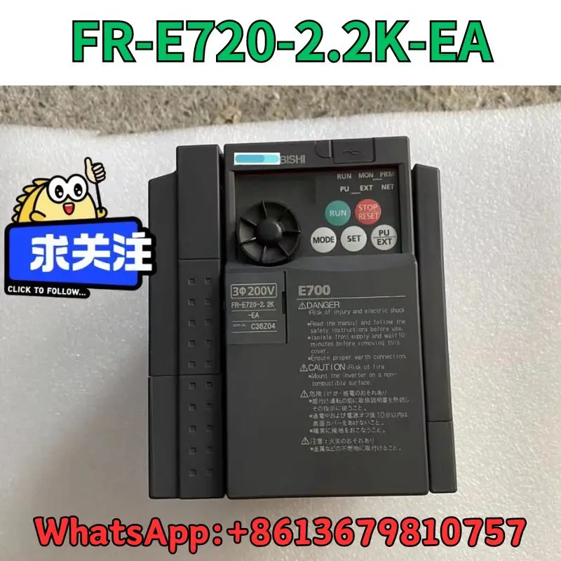 

Used Frequency converter FR-E720-2.2K-EA test OK Fast Shipping