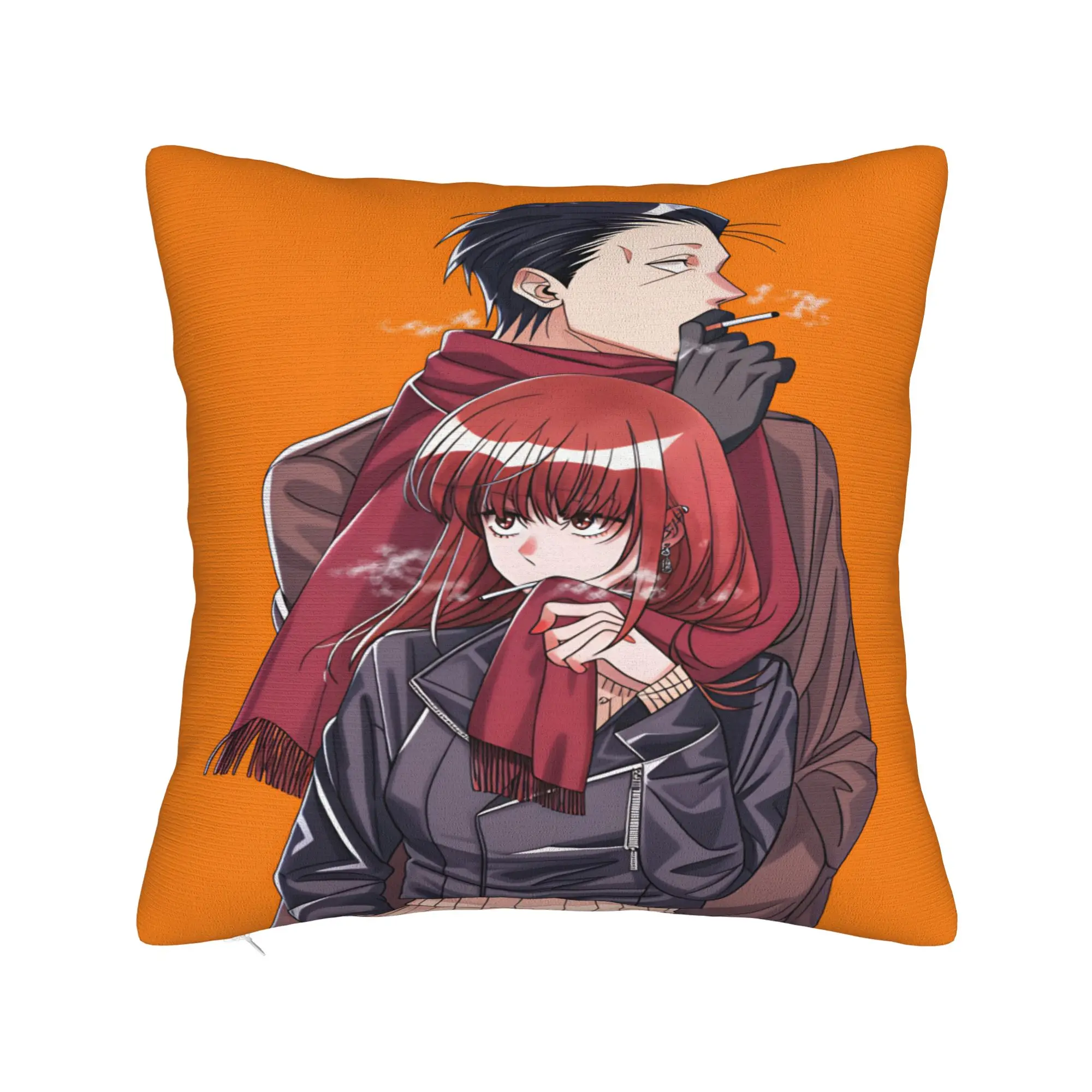 Smoking Behind Supermarket Yamada Pillow Case  Print Pillow Cover For Sofa Couch Bed Living Room Funny Pillowcases