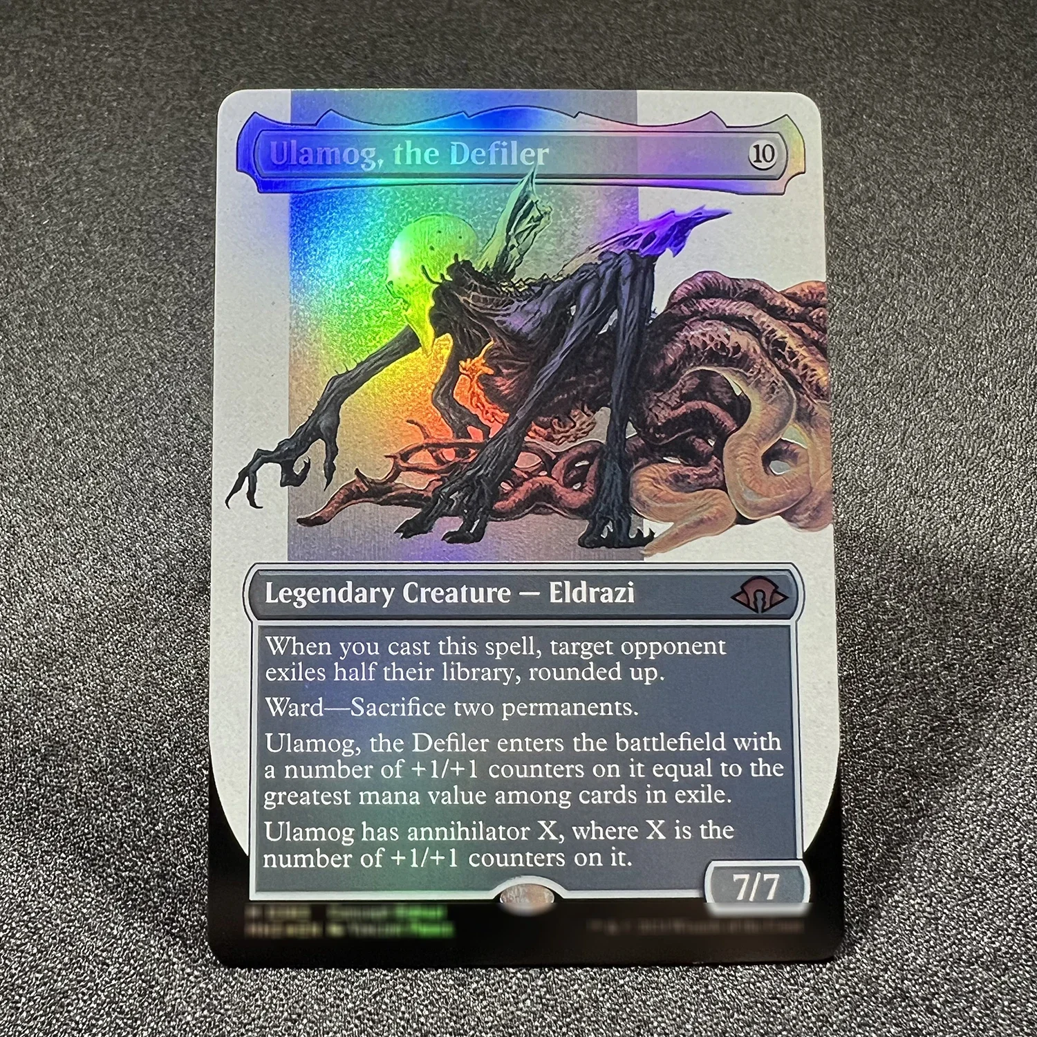 FOIL Ugin's Binding Phlage,Titan of Fire's Fury Modern Horizons 3 Grief Endurance Solitude SPG Board Game Custom English Card