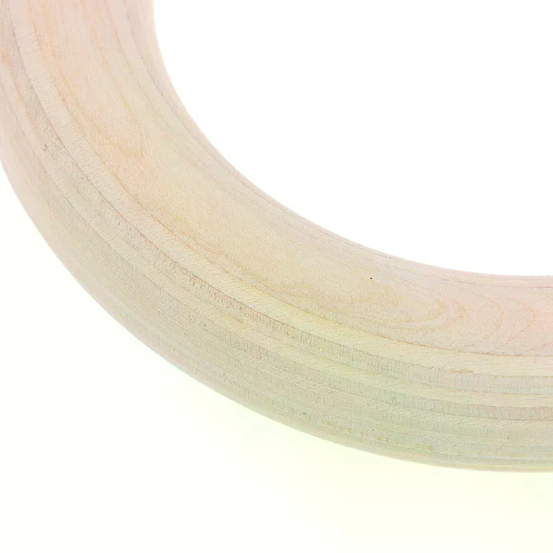 2개입 나무 링 휴대용 크로스핏 체조 링 체육관 어깨 강화 홈 피트니스 트레이닝 운동 링