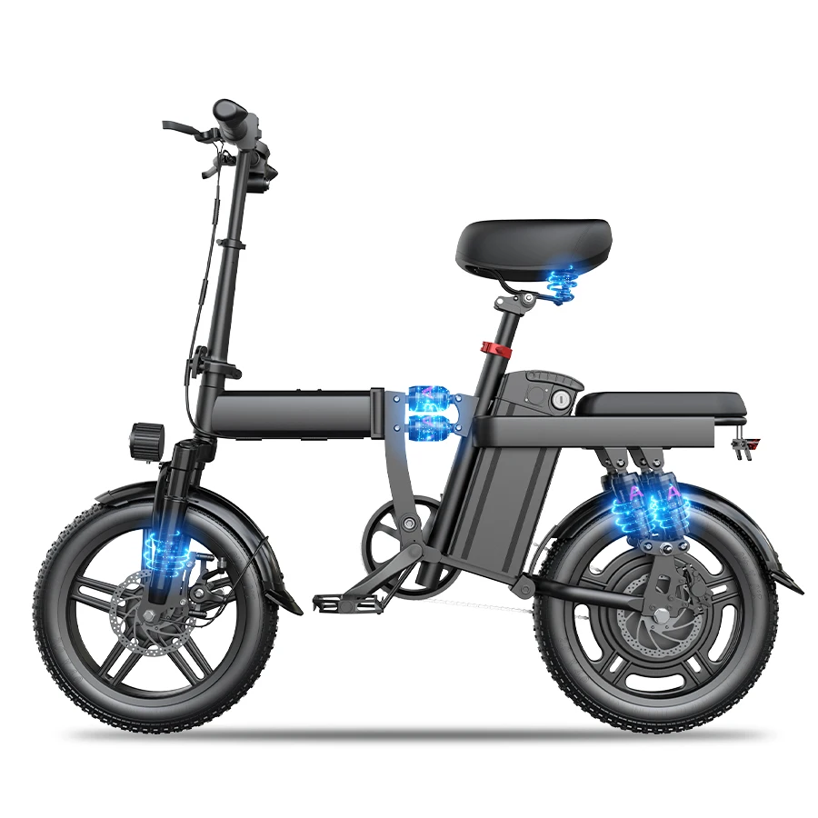 

Складной электрический велосипед 250 Вт, 48 В, 25 Ач, 25 км/ч с аккумулятором 48 В, 20 Ач