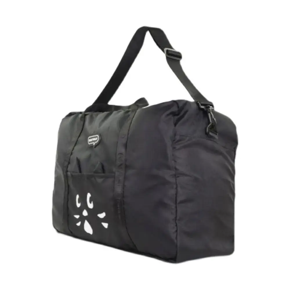 

Shoulder Bag Cartoon Cat Nylon Cloth Bag Wet Dry Separation Nylon Travel Luggage Bag Crossbody Portable Travel Duffel Bag