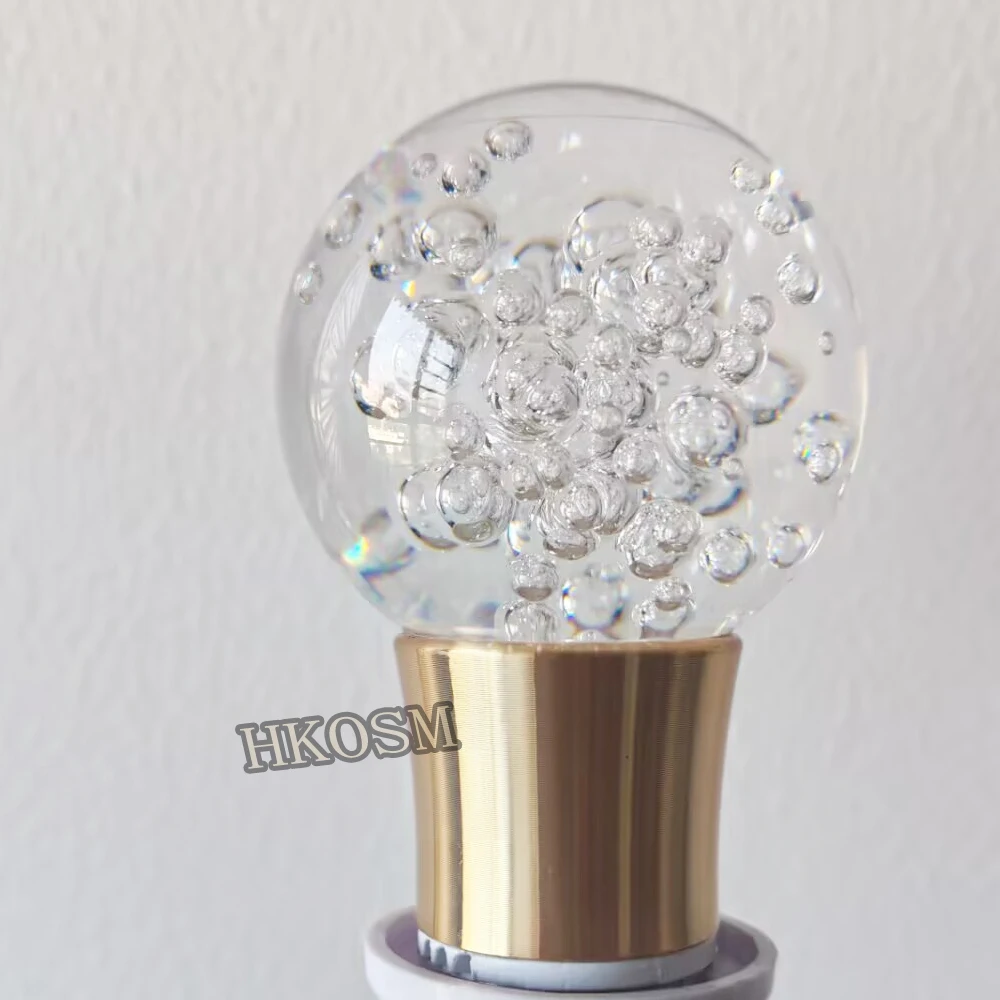 Modern Acrylic Diamond-Cut E27 E14 LED Bulb Chandelier Warm White Light cold 4000k Plug-in Hanging Lamp for Living Room Decor