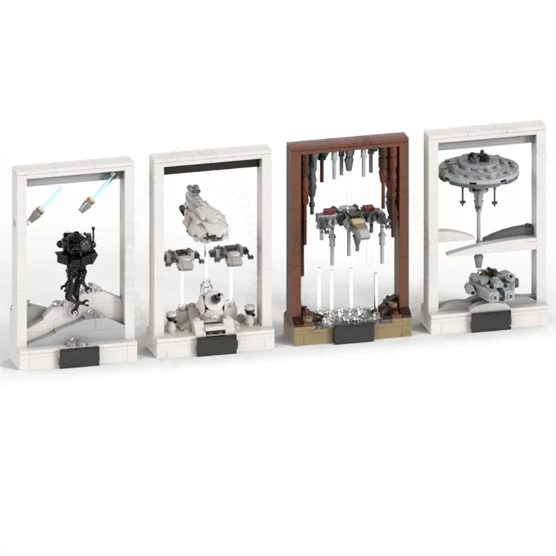 

627 шт. Moc Star Battle настольный постер 3D версия V 3D постер модель строительные блоки кирпичи Diy креативная сборка игрушка подарок ребенку