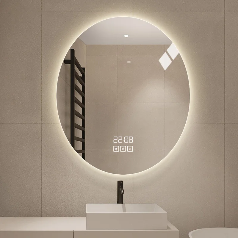 Bathroom Light Led Mirror Dress Women Hanging Jumpsuit Large Decorative Mirror Tempered Glass Quality Espelho Com Led Home Decor