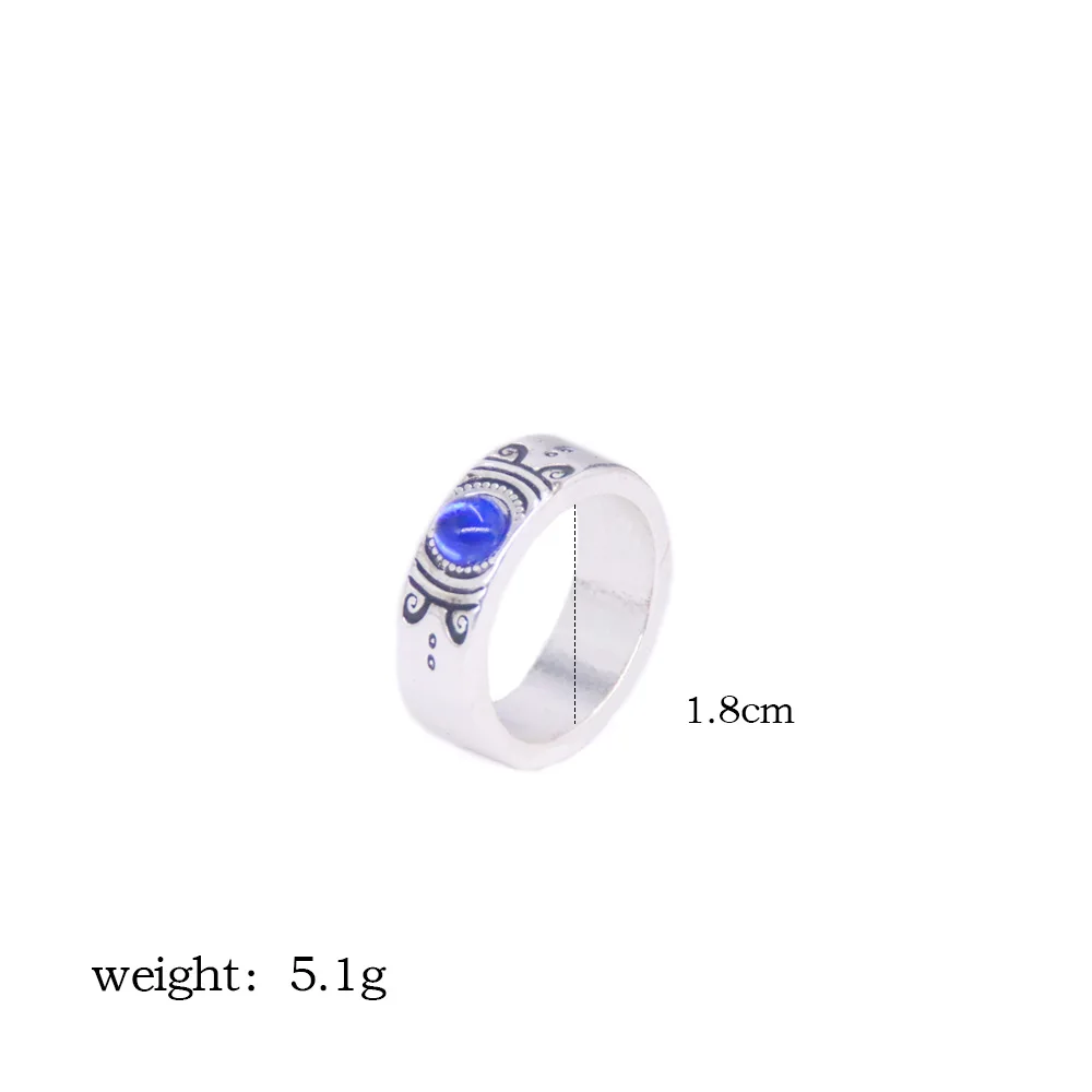 Anime Puella Magi Madoka Magica Soul Edelstein Halskette Kaname Madoka Miki Sayaka Tomoe Mami Cosplay Halskette Ring Set Schmuck Geschenke – Detail 3