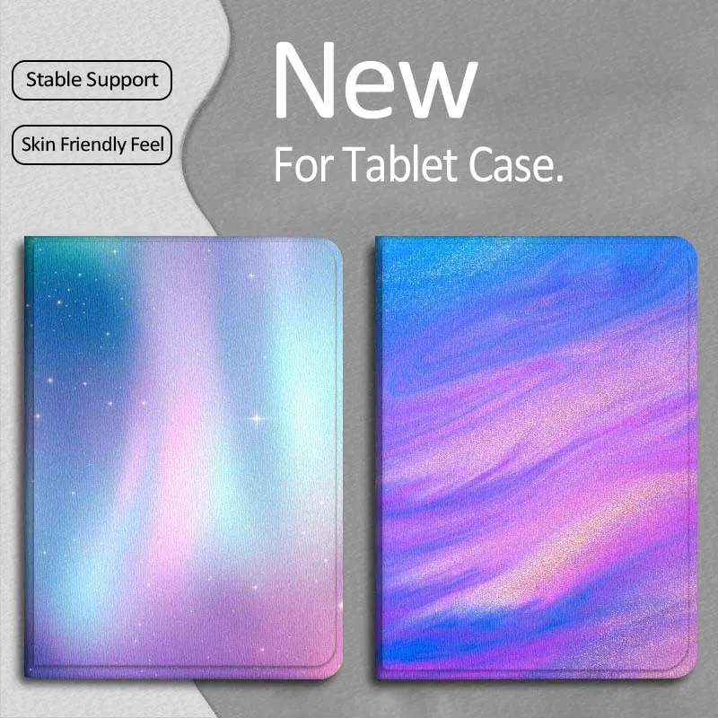 

Luminous Color Art Pattern Gift For Apple iPad Pro Air 13 2 7th 6th 2025 M2 M3 M4 M512.9 13 inch Foldable Tablet Case