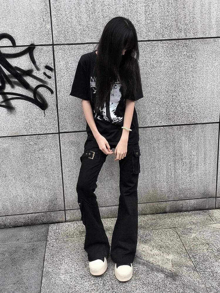 

American High Street Tie Dye Men's Jeans Slim Fit Cool Sle Workwear Pants Straight Leg Long Trousers for Teens And Couples