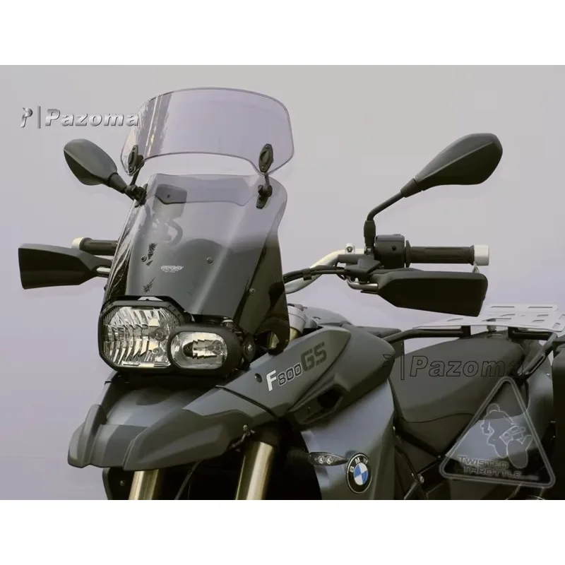 Motorcycle Clip-On Windshield Scooter Extend Wind Deflector Windscreen for Ducati Kawasaki Honda Suzuki Yamaha