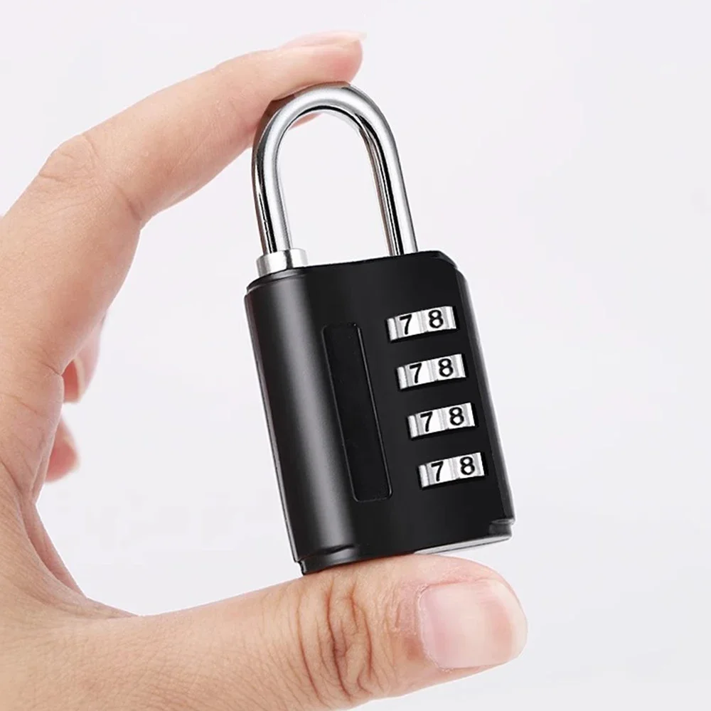 Multipurpose Combination Padlock 4 Digit Password Lock Outdoor Waterproof TSA Customs Lock Suitcase Luggage Security Coded Lock