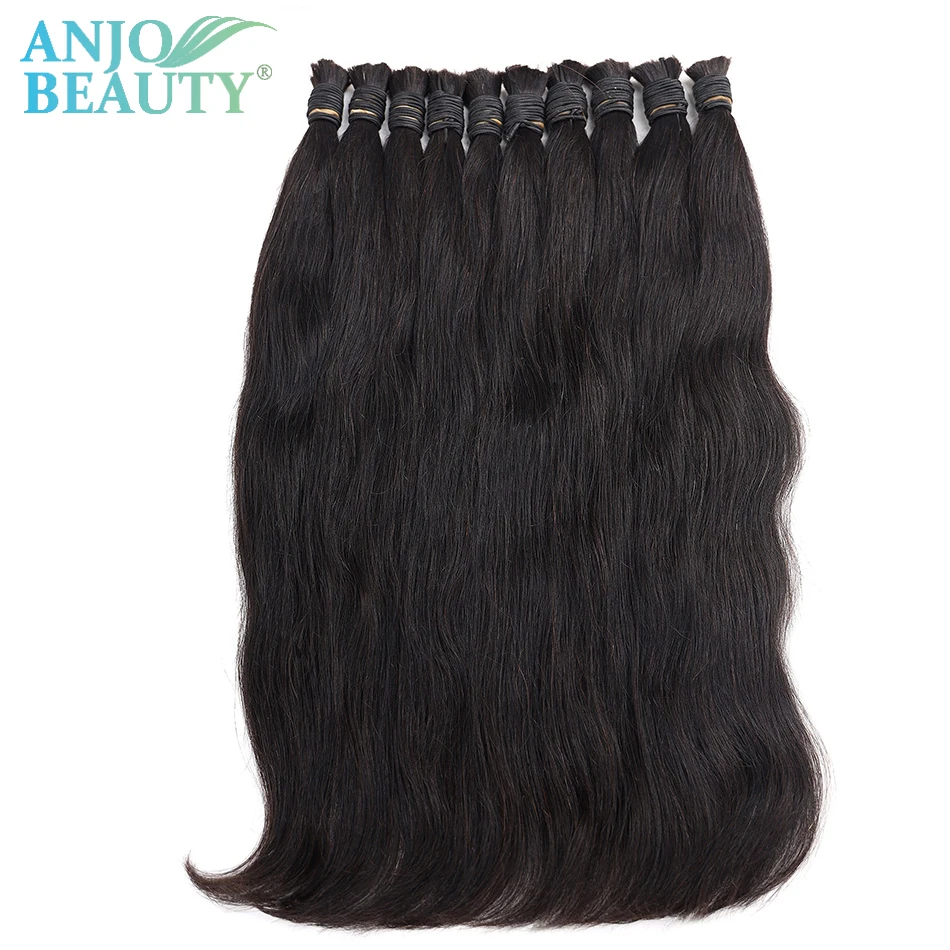 Original Bulk Human Hair For Braiding Mega No Weft Human Braiding Hair Natural Vietnamese Bulk Hair Extensions