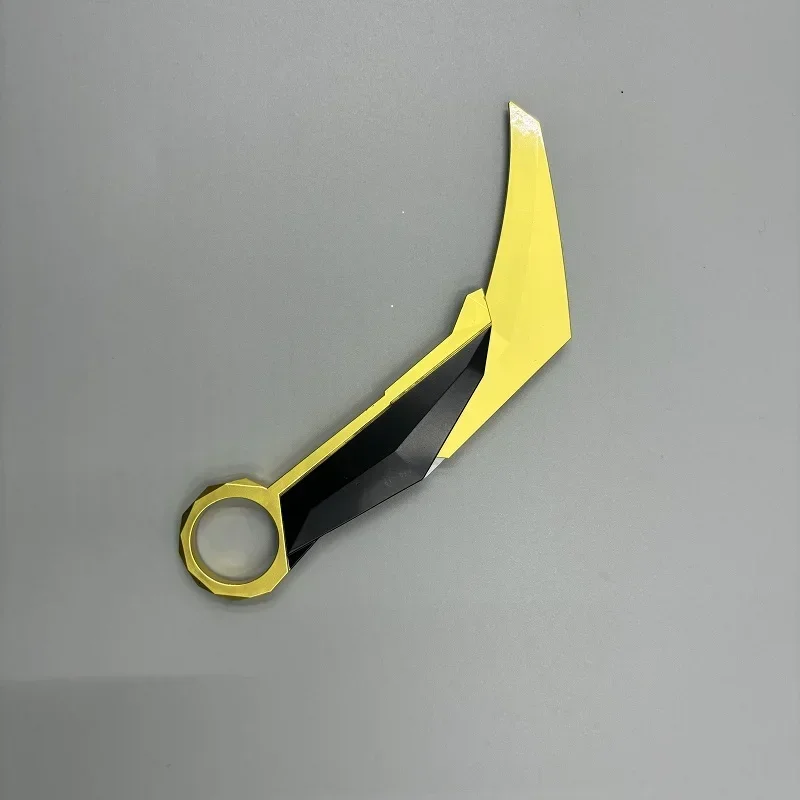 16 см Valorant Knife Prime Karambit, тактический средневековый меч, нож для ближнего боя, модель из металлического материала, самурайский меч,